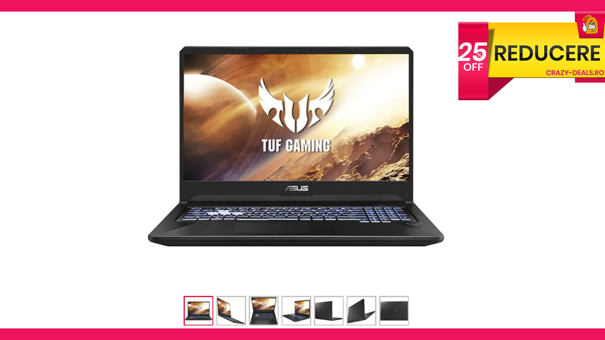 Laptop Gaming ASUS TUF FX705DT-H7214 - Reducere 1000 Lei