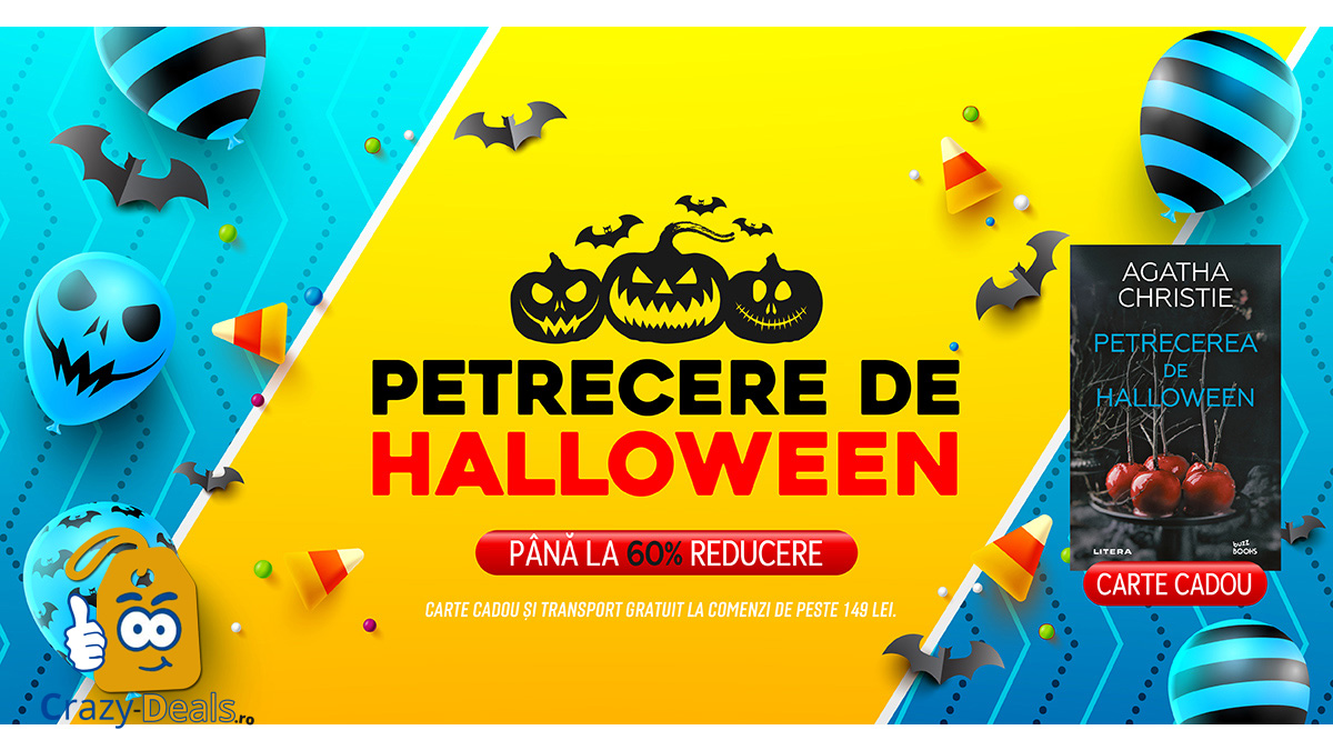 Halloween Party pe Litera cu Pana la 60% reducere si CARTE CADOU
