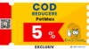 Cod reducere PetMax 5% la produsele cu pret intreg