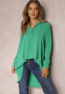 Bluza oversized verde