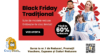 Black Friday la Magazinul Tradițional | Sute de modele reduse cu pana la -60%