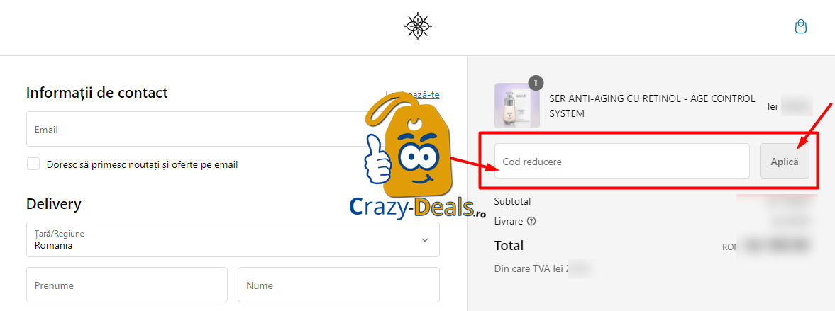 Cum activezi un cod reducere pe Sauve