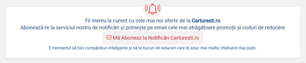 abonare notificări adăugare sau actualizare promoții si coduri reducere pe Crazy-Deals.ro