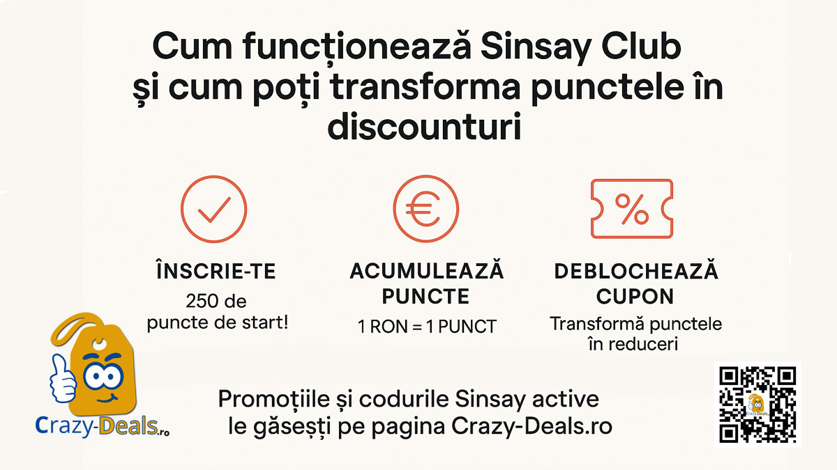 Cum funcționează Sinsay Club și cum poți transforma punctele în reduceri