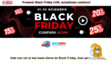 Black Friday 2025 Autokids – Prinde Discounturi reale 10% 15% 20% și 25%
