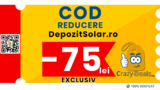 Cod reducere Depozit Solar -75 ron la panourile fotovoltaice selectate | EXCLUSIV