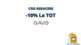 Cod reducere Gave -10% la toate produsele pe site