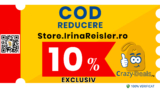 Cod reducere Irina Reisler Store 10% la comenzi peste 350 lei