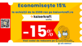 Cod reducere Kaiser Kraft 15% la achiziții de la 2500 ron