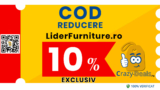 Cod reducere Lider Furniture 10% la tot | Exclusiv