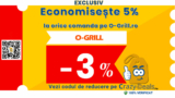Cod reducere O-GRILL -3% la orice comanda | Exclusiv