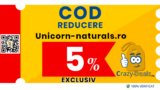 Cod reducere Unicorn Naturals 5% la orice comanda | Exclusiv