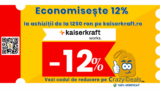 Kaiser Kraft Cod Reducere 12% la achiziții peste 1250 ron