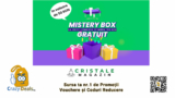 Mistery Box in valoare de 50RON gratuit la comenzile peste 199 ron pe Magazin Cristale