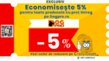 Cod reducere dogPRO 5% pentru toate produsele cu preț întreg | Exclusiv