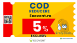 Cod reducere Ecovent -5% la dezumidificatoare aer, umidificatoare aer, purificatoare aer si ventilatoare | Exclusiv
