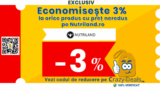Cod reducere Nutriland 3% la toate produsele nereduse | Exclusiv
