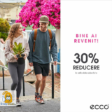 „Bine ai revenit!” – 30% Reducere la articole selectate pe Ecco Shoes